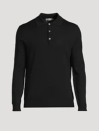 Wool Polo Sweater