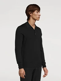 Wool Polo Sweater