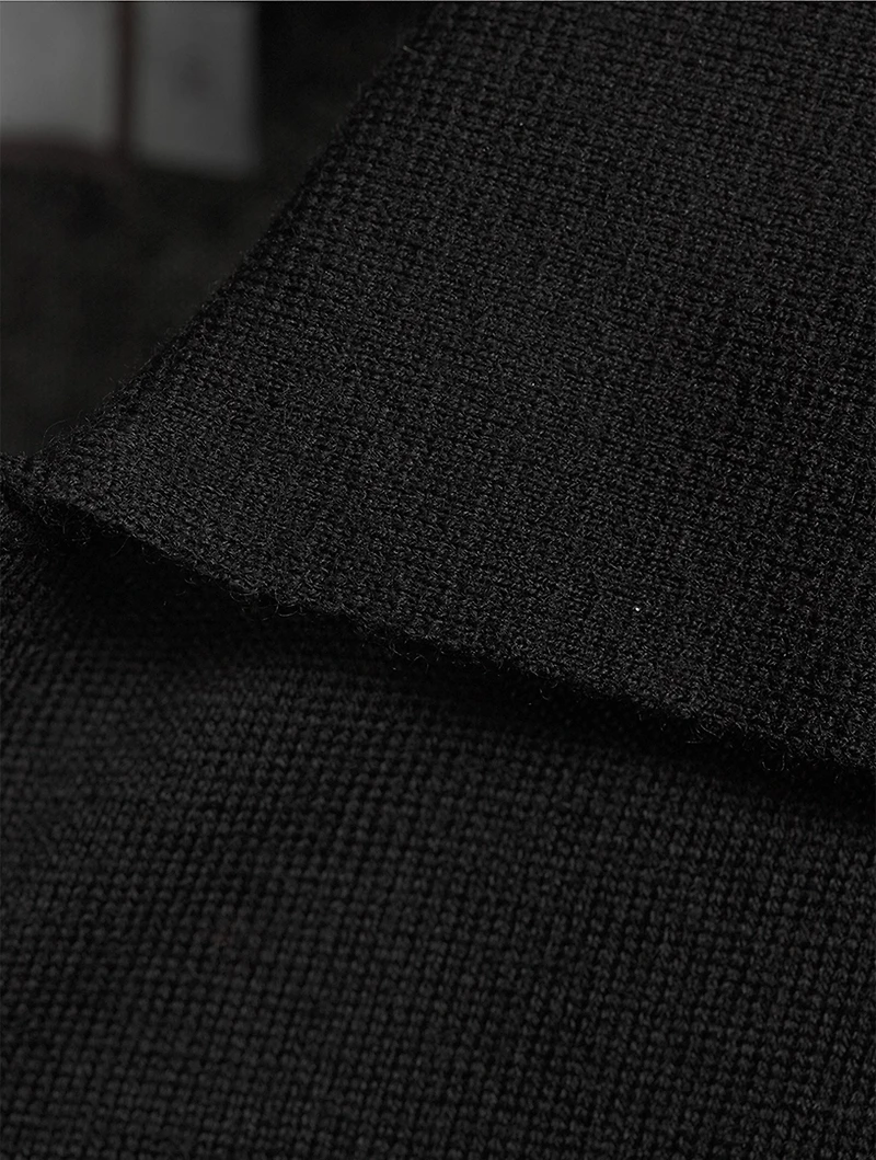 Wool Polo Sweater