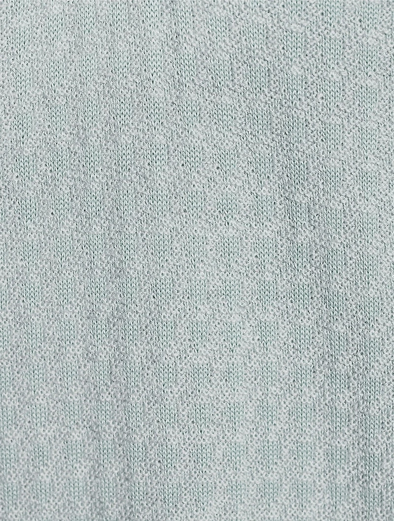 Wool-Blend Polo Sweater
