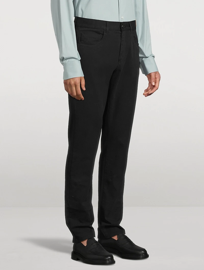Cotton Stretch Pants