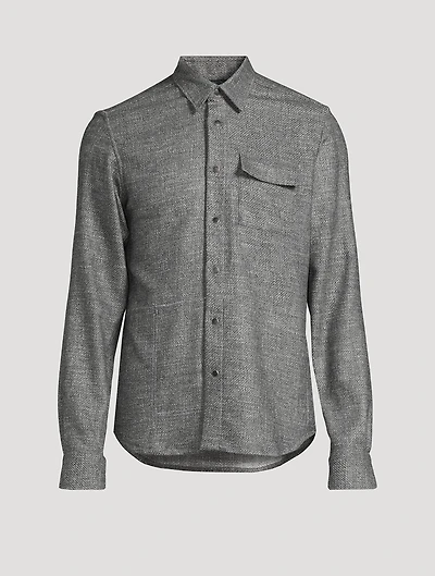 Wool And Silk Overshirt