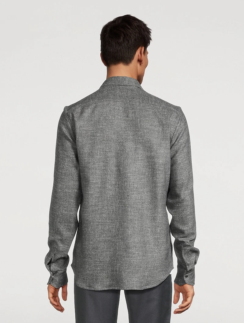Wool And Silk Overshirt