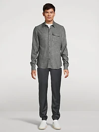 Wool And Silk Overshirt
