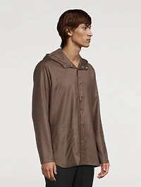 Wool And Cashmere Hooded Overshirt