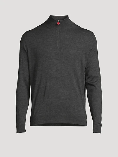 Wool Quarter-Zip Pullover