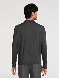 Wool Quarter-Zip Pullover