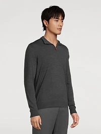 Wool Quarter-Zip Pullover