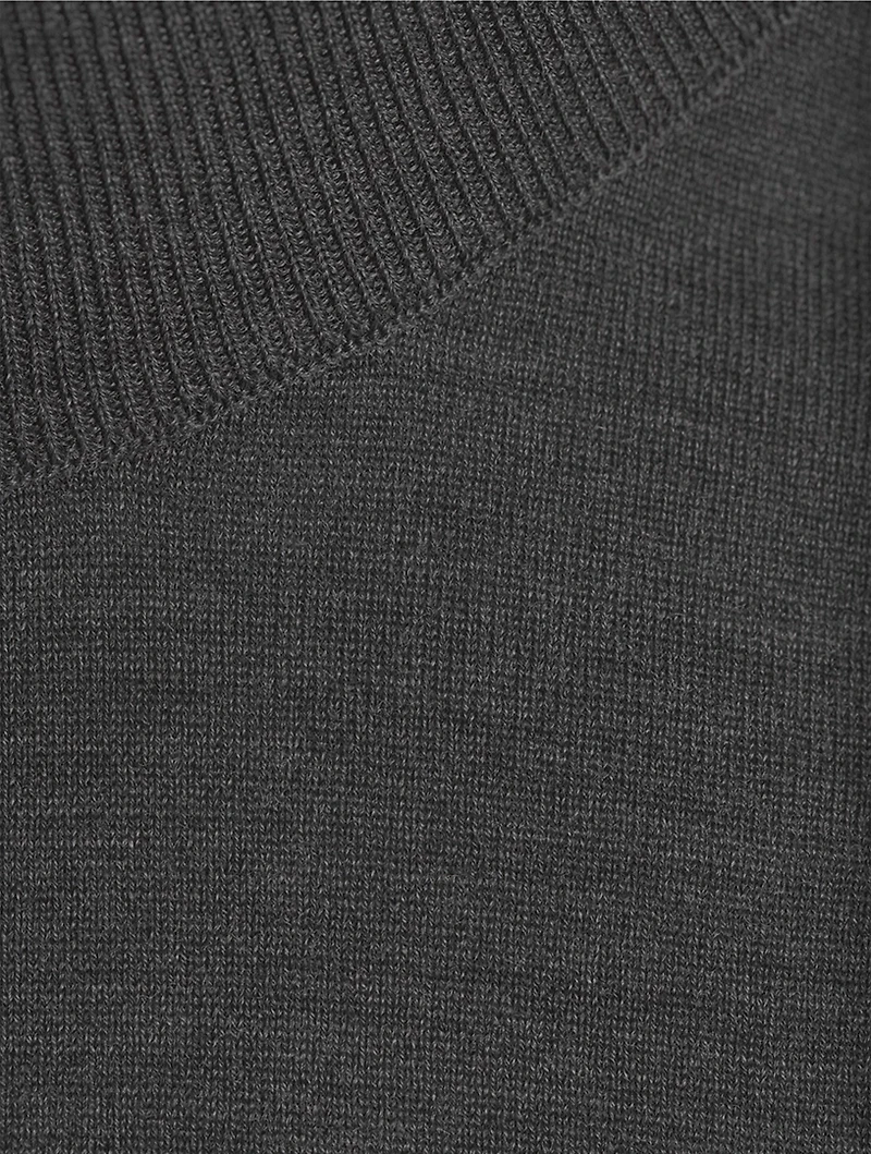 Wool Quarter-Zip Pullover