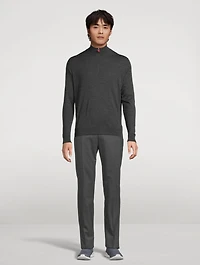 Wool Quarter-Zip Pullover