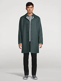 Cashmere And Wool Reversible Coat