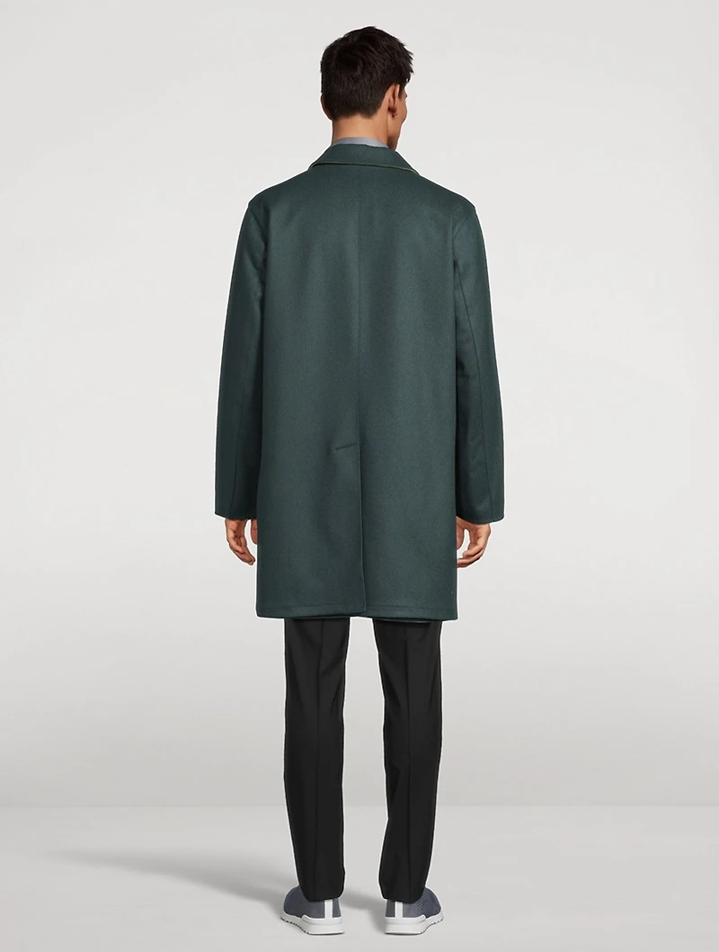 Cashmere And Wool Reversible Coat