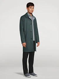 Cashmere And Wool Reversible Coat