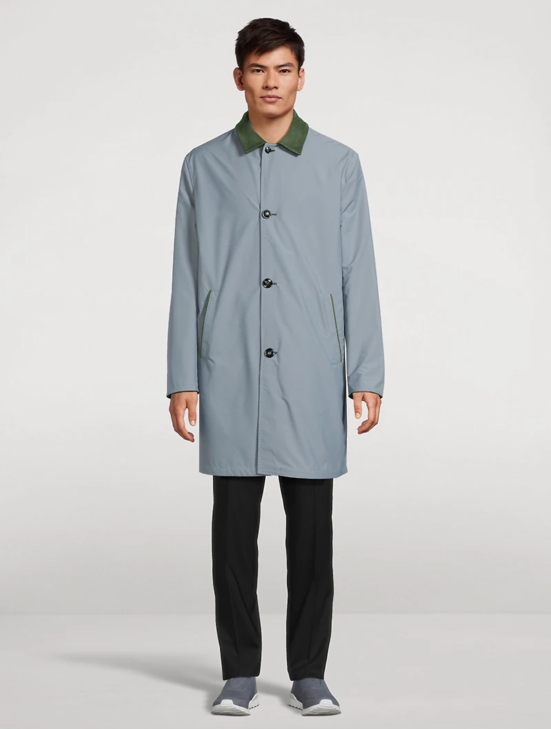 Cashmere And Wool Reversible Coat