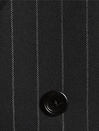 Double-Breasted Suit Stripe Print