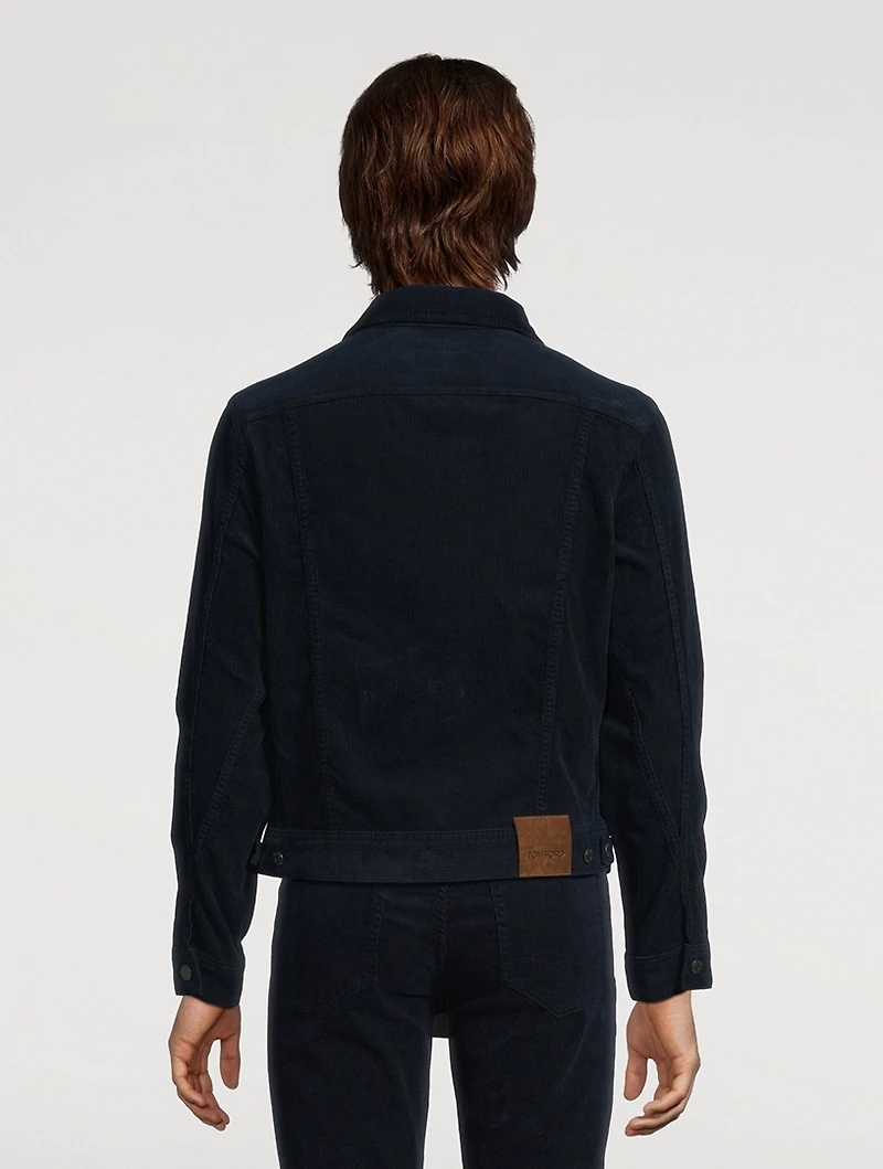 12 Waves Cord Icon Denim Jacket