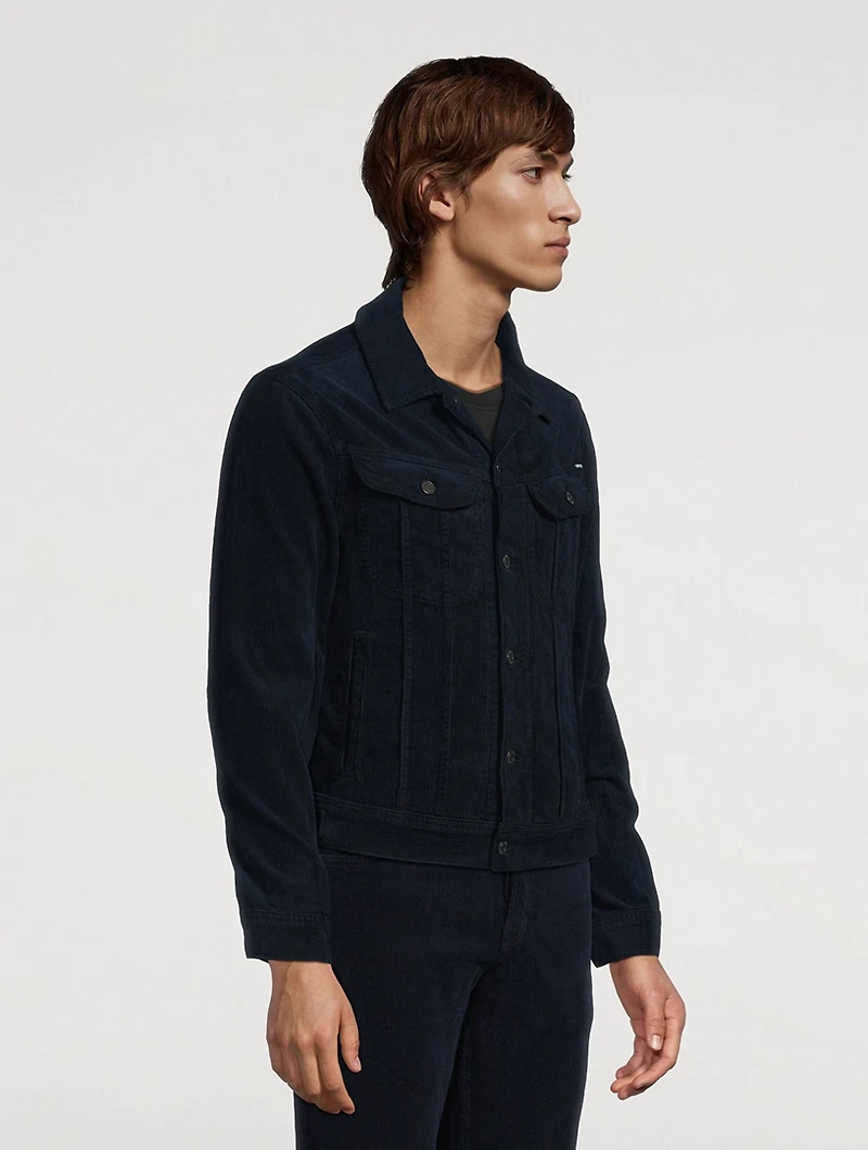 12 Waves Cord Icon Denim Jacket