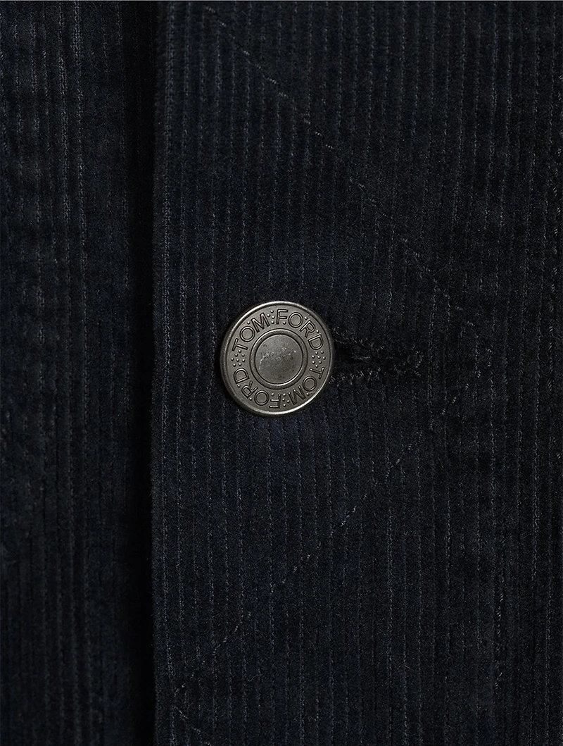 12 Waves Cord Icon Denim Jacket