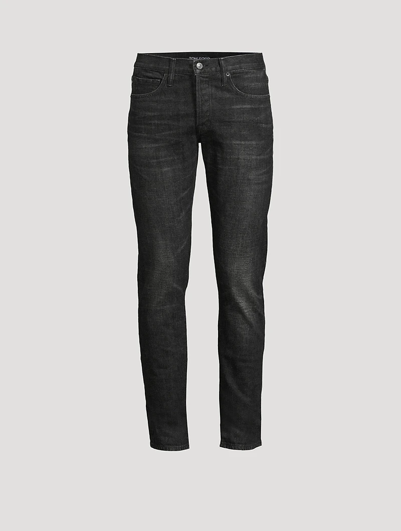 Stretch Twill Slim-Fit Jeans