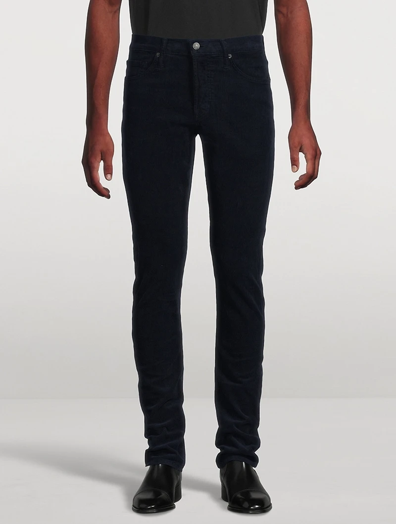 Corduroy Slim-Fit Pants