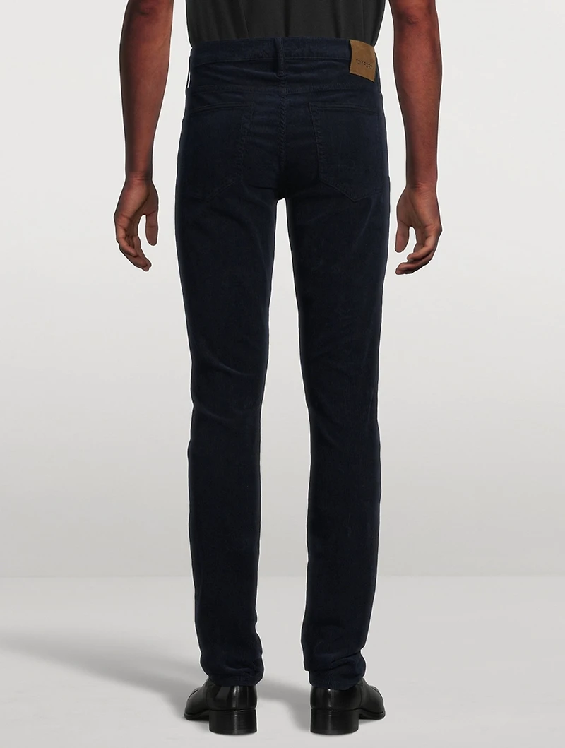 Corduroy Slim-Fit Pants