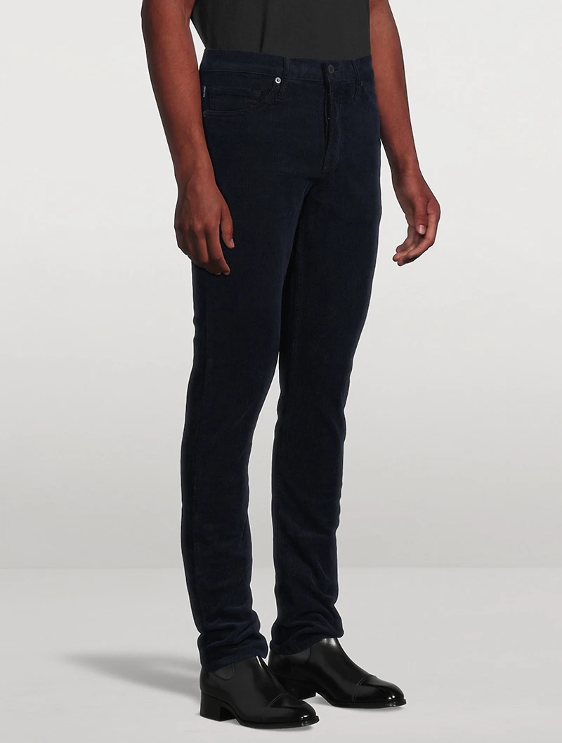 Corduroy Slim-Fit Pants