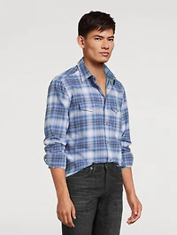 Cotton Western Shirt Check Print
