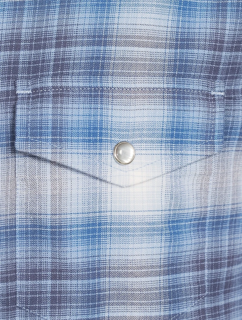 Cotton Western Shirt Check Print