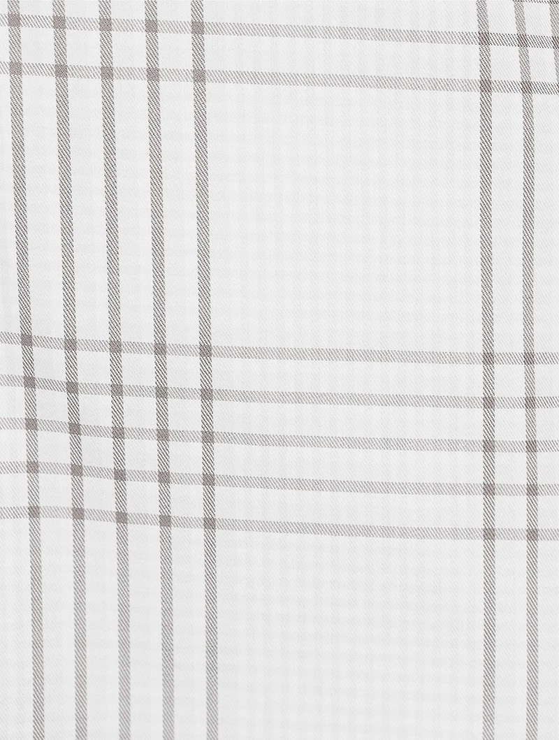 Cotton Slim-Fit Shirt Check Print