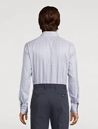 Slim-Fit Shirt Gingham Print