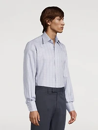 Slim-Fit Shirt Gingham Print