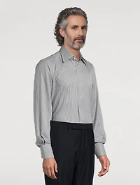 Slim-Fit Shirt Micro Gingham Print