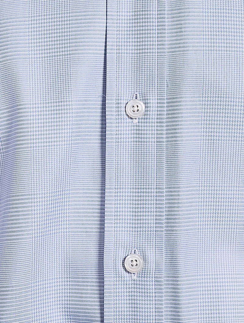 Slim-Fit Shirt Micro Check Print