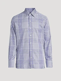Slim-Fit Shirt Check Print