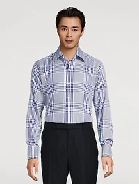 Slim-Fit Shirt Check Print