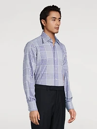 Slim-Fit Shirt Check Print