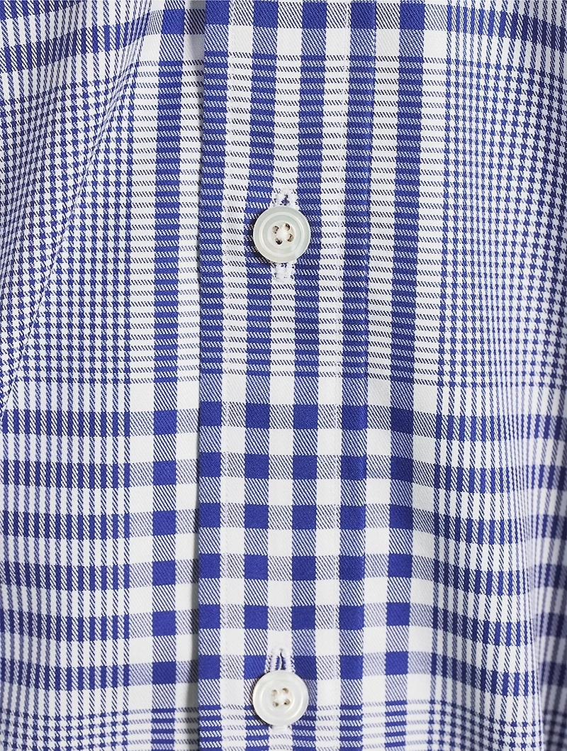 Slim-Fit Shirt Check Print
