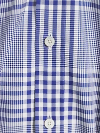 Slim-Fit Shirt Check Print