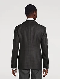 Shelton Wool Jacket Houndstooth Print