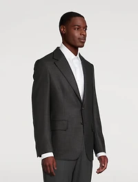 Shelton Wool Jacket Houndstooth Print