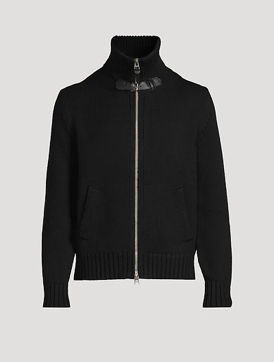 Merino Wool Zip Sweater