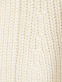wool mohair half zip