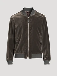 Velvet Blouson Jacket