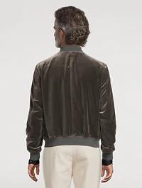 Velvet Blouson Jacket