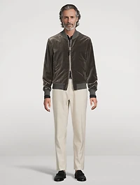 Velvet Blouson Jacket