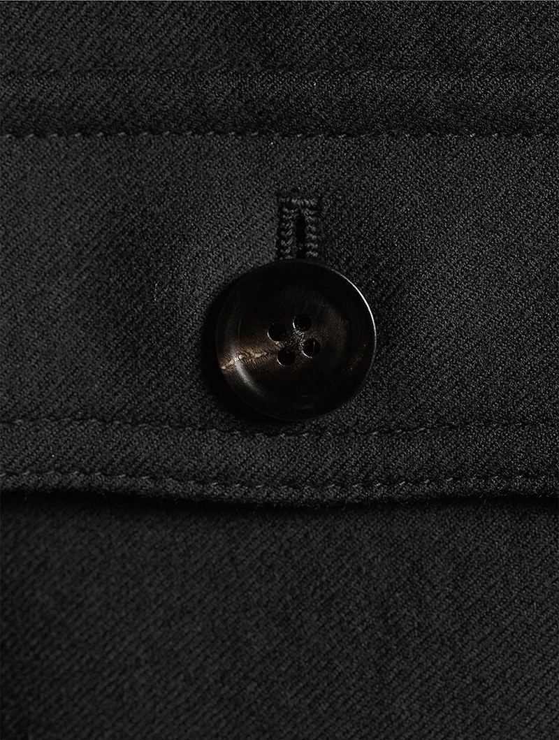 Wool And Silk Shirt Jacket