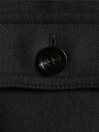 Wool And Silk Shirt Jacket