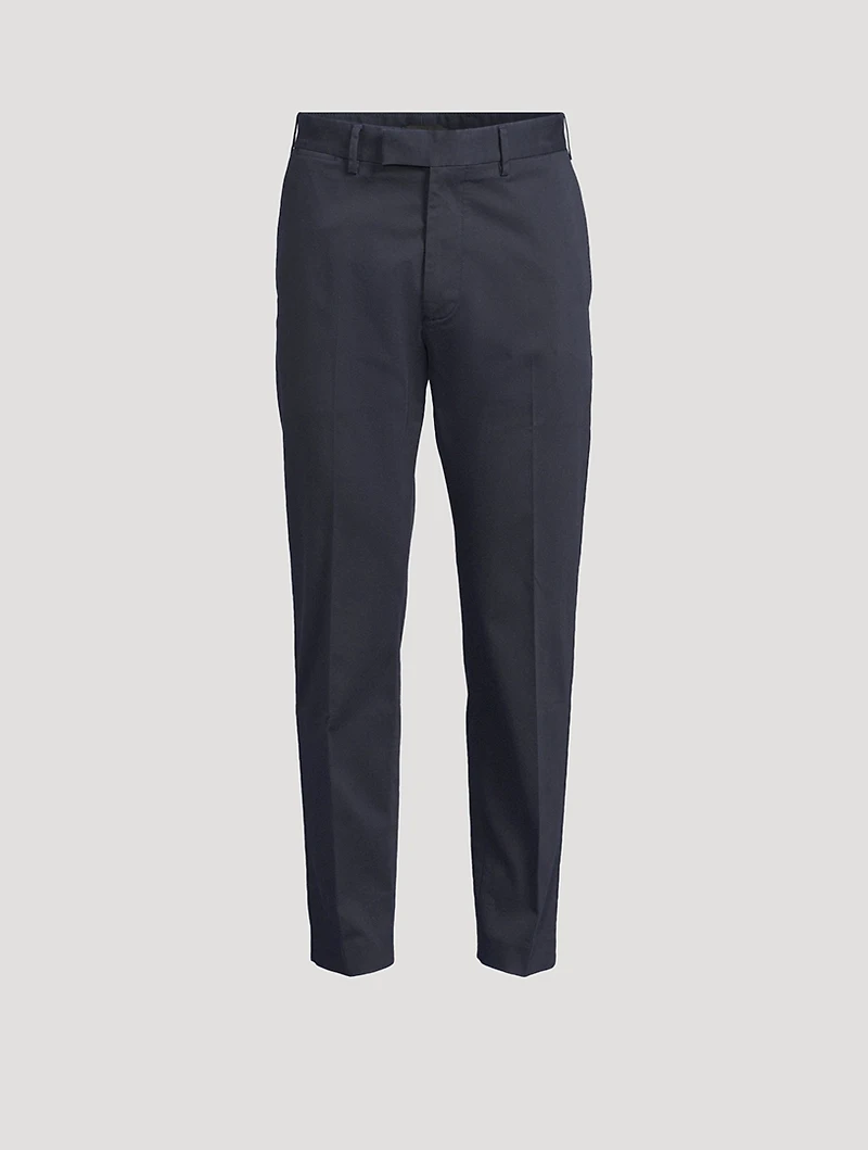 Stretch Cotton Twill Chino Pants