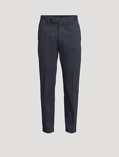 Stretch Cotton Twill Chino Pants