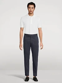 Stretch Cotton Twill Chino Pants